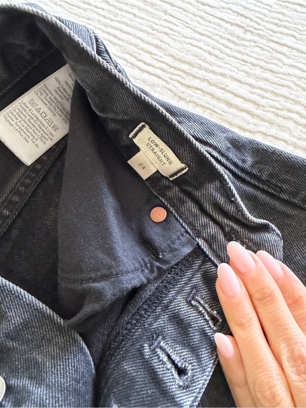 Madewell Black Button-Fly Jeans